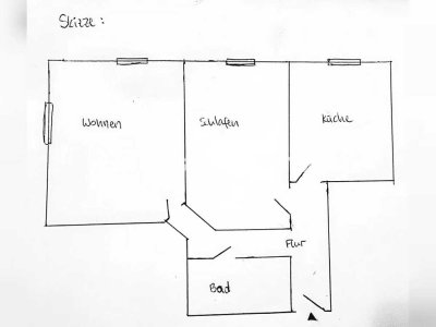 Tauschwohnung: Gemütl./Erschw. 2 Zi. Wohnung - 3 Zi. in Dresden-Pieschen