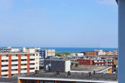 ÜBER DEN DÄCHERN von Wl´d !
2-Zimmer-Wohnung mit WEST-Loggia, MEERBLICK und TG-Stellplatz