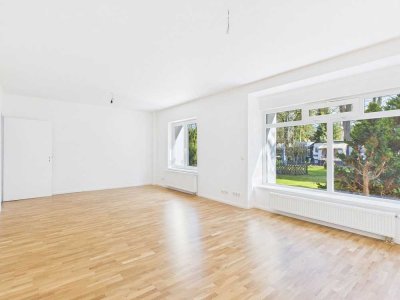 **Schöne 4-Zimmer-Maisonettewohnung, komplett saniert mit Garten **
