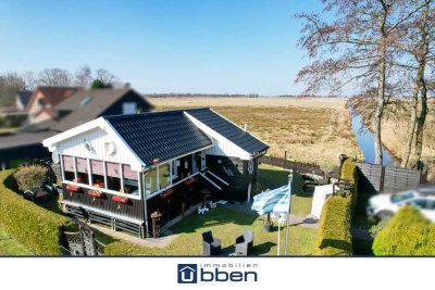 Großes Meer: Idyllisches Ferienhaus auf einem Eigentumsgrundstück mit Weitblick!