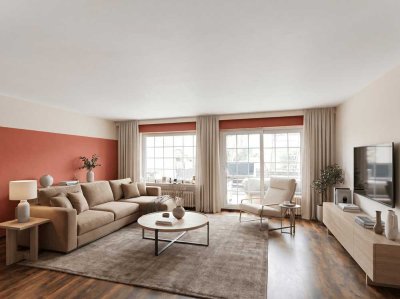 Großzügiges Reihenmittelhaus in begehrter Lage von Offenbach-Bürgel mit Balkon, Terrasse und Garage
