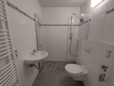 Wohnung mit bodengleicher Dusche!