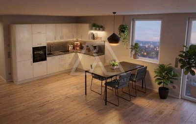 Neubau-Erstbezug: Barriere Wohnung mit EBK, Fußbodenheizung & TG-Stellplatz