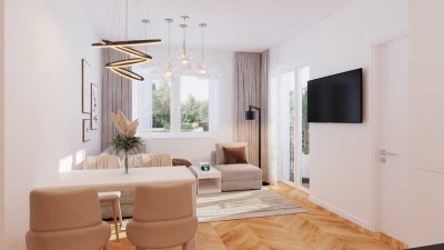 2-Zimmer Neubauwohnung mit Einbauküche im EG