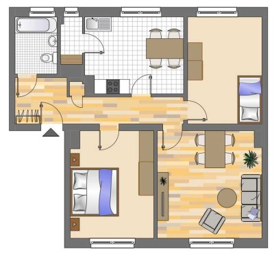 Demnächst frei! 3-Zimmer-Wohnung in Dortmund Gartenstadt