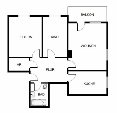 Ab sofort! 3-Zimmer-Wohnung in Gelsenkirchen Hassel