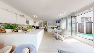 Moderne Eleganz in Eschersheim: Hochwertige 3-Zimmer-Wohnung mit Terrasse und Top-Ausstattung