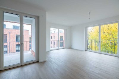 Kurzfristig bezugsfertig: Traumhafte 5-Zimmer-Neubau-Wohnung mit großer Loggia - Insel Eiswerder