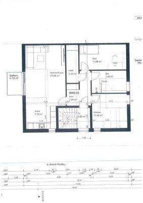 Heimbach-Weis, Neubau-Wohnung 3-ZK,Bad,Keller, Blk., Photovoltaikanlage,