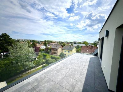 PENTHOUSE LIVING - 5 TERRASSEN - AUSBLICK - WÄRMEPUMPE - DECKENKÜHLUNG - NÄHE U1!
