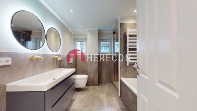 Provisionsfrei: Hochwertig sanierte 3-Zi-Wohnung mit Südbalkon im Hochparterre - München-Schwabing