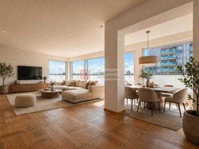 Top!! Penthouse mit großer Südwest-Dachterrasse und Skylineblick