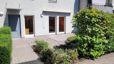 Teilmöblierte Grenznahe 1 Zimmer Garten Wohnung