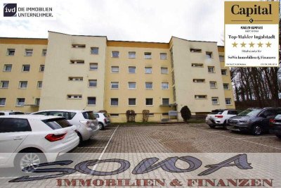 Schöne 3 Zimmer Wohnung mit Stellplatz und Balkon mit tollem Ausblick in Neuburg - Ein Objekt von...