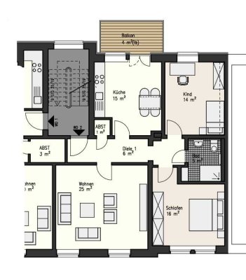 Sanierte 3-Zimmer Wohnung im Herzen von Meinerzhagen