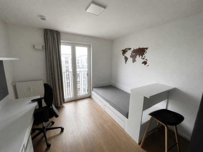 Modernes, möbliertes Studenten-Apartment am Olympiapark