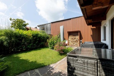 Wohnen Haus im Haus! 
Moderne 4-Zi. Maisonette Whg. mit Terrasse/Garten, Balkon in Bruckmühl/Göttin