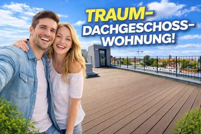 Exklusive Dachgeschosswohnung ** große Dachterrasse ** großer Balkon ** Einbauküche ** Tiefgarage