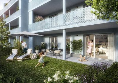 In Juni 2025 einziehen! Tolle EG-Eigentumswohnung mit eigenem Garten - Schlafzimmer mit Ankleide