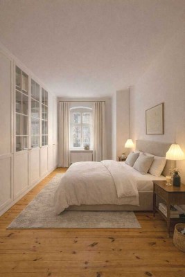 Klassischer Berliner Altbau: 57 m²- 2 Zimmer mit Dielen und hohen Decken im modernisierten Objekt