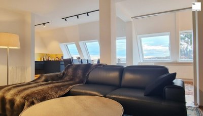 Dachgeschosswohnung in Ausblickslage