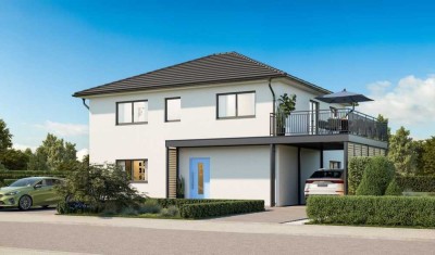 Zweigenerationenhaus als Stadtvilla (schlüsselfertiger Hauspreis)