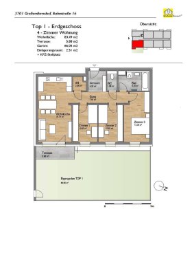 Große Gartenwohnung mit 4 Zimmern - Neubau mit Kaufoption