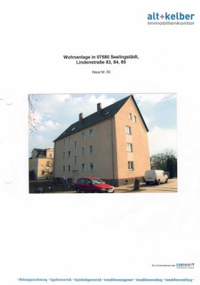 Seelingstädt: Bezugsfertige 2-Zimmer-Wohnung zu vermieten