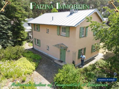 Mediterranes Landhaus auf Traumgrundstück mit Schwimmteich in Beelitz