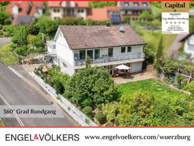 Weitblick, Ruhe & Raum: Großzügiges EFH mit ELW und Traumterrasse in Leinach