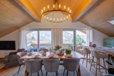Exklusive möblierte 5-Zimmer-Wohnung mit traumhaften Bergblick in Lenggries