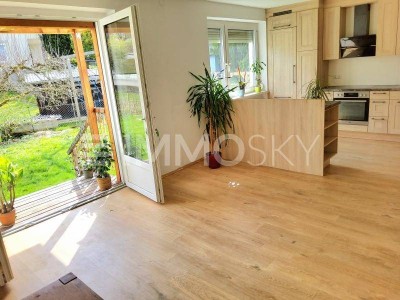 Gartenwohnung mit Garage und Carport in Wilhering