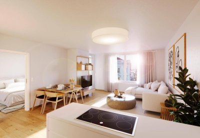 Einzelstück zur Vorsorge: Provisionsfreie 2-Zimmer-Wohnung mit Dachgarten und Terrasse!