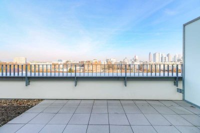 Dachterrassen-Traum: Hochwertige Penthouse-Wohnung mit Einbauküche*ERSTBEZUG*
