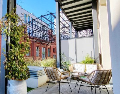 Bright balcony apartment facing south - Directly at Viktoriapark