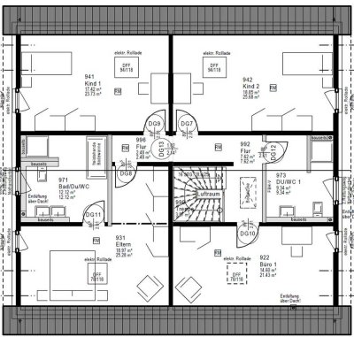 Modernes Haus in Greven - 171 m² Wohnen, 30 m² Terrasse, 5 Zimmer, 3 Bäder, Vollkeller & Dachboden