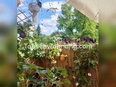 Tauschwohnung: 2-Zimmer Wohnung mit Süd-Balkon und gr. Gemeinschaftsgarten