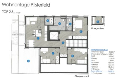 Penthousewohnung Top 2.5 in Fügen - WA Pfisterfeld