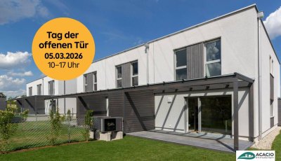 TAG DER OFFENEN TÜRE 5.3.2026 - Leben im Herzen der Wachau - provisionsfrei, schlüsselfertig, in Krems-Gneixendorf - Eckreihenhaus inklusive Parkplatz