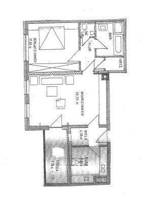 Schöne 2-Zimmer-Stadtwohnung mit Balkon in Bahnhofsnähe