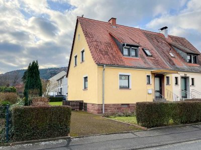 Doppelhaushälfte mit großem Garten und Stellplatz in Miltenberg