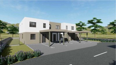 Neubau in exklusiver Ruhelage – Modernes Reihenhaus mit Garten, Terrasse &amp; Carport in Maria Rain
