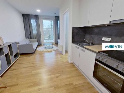 Vollmöbliertes 1-Zimmer-Apartment mit Balkon