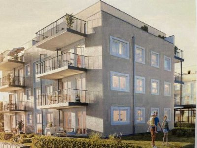 Schicke 2-Zimmer-Neubauwohnung mit Balkon und Carport-Stellplatz (WBS erforderlich)