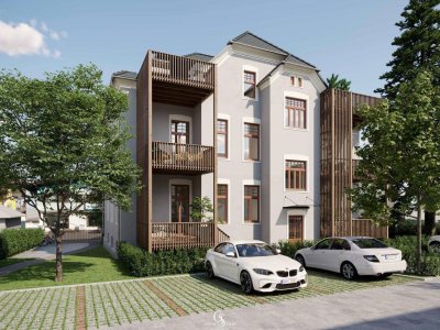 Wohnen mit Klasse – stilvolle Wohnung in kernsanierter Altbauvilla - Erstbezug!