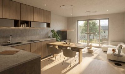 Moderne 4-Zimmer-Neubauwohnung mit 2 Balkonen