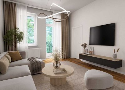 Einzigartiges Altbau-Juwel in Hanau-Rosenau: Moderne 4-Zimmer-Wohnung mit Garten