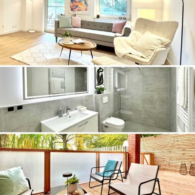 Wohnen an der Ostsee: Bezugsfertige Erdgeschosswohnung in Rerik mit großer Terrasse und Stellplatz