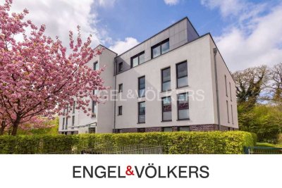 Stilvolles Penthouse mit großer Dachterrasse und Blick ins Grüne