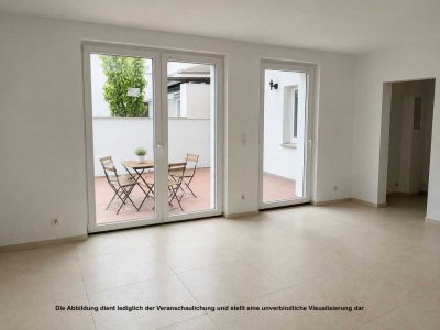 Hochwertig kernsanierte 3-Zimmerwohnung mit Terrasse, Gartenanteil & Stellplatz in Münster-Süd